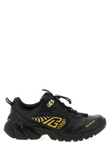 �o���}�� BALMAIN �X�j�[�J�[ �����Y �u���b�N Sneakers 'Cosmic Dust' sneakers FM1VI357LGSYEAD Black �֐� �������� 2025AW ju