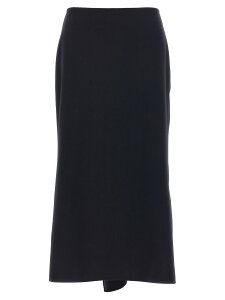 ���B�N�g���A�x�b�J�� VICTORIA BECKHAM �X�J�[�g ���f�B�[�X �u���[ Skirts 'Kick Detail' skirt 1325WSK006591CNAVY Blue �֐� �������� 2025AW ju