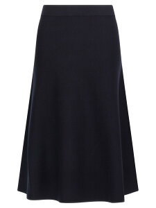 �}�b�N�X�}�[�� �X�e���f�B�I MAX MARA STUDIO �X�J�[�g ���f�B�[�X �u���[ Skirts 'Giusy' skirt 2526306011600004 Blue �֐� �������� 2025AW ju
