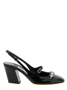 �W�~�[�`���E JIMMY CHOO �n�C�q�[�� �p���v�X ���f�B�[�X �u���b�N High heels 'Belinda' slingback BELINDASB70PATBLACK Black �֐� �������� 2025AW ju