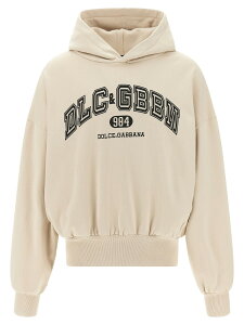 �h���`�F&�K�b�o�[�i DOLCE&GABBANA �X�E�F�b�g�V���c �g���[�i�[ �����Y �x�[�W�� Sweatshirts Logo print hoodie G9BJGTG7PLOM2037 Beige �֐� �������� 2025AW ju