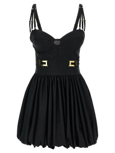 �G���U�x�b�^ �t�����L ELISABETTA FRANCHI �����s�[�X �h���X ���f�B�[�X �u���b�N Dresses Corset dress AB90961E2110 Black �֐� �������� 2026SS ju
