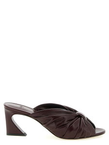 �t�F���f�B FENDI �T���_�� ���f�B�[�X ���b�h Sandals 'Fendi Arco' slides 8R8883AYFAF0TFG Bordeaux �֐� �������� 2026SS ju
