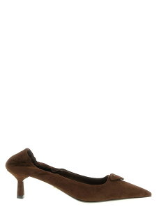 �v���_ PRADA �n�C�q�[�� �p���v�X ���f�B�[�X �u���E�� High heels Suede pumps 1I188OF055008F0324 Brown �֐� �������� 2025AW ju