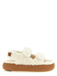 ���[���u�[�c MOON BOOT �T���_�� ���f�B�[�X �z���C�g Sandals Shearling sandals 80D2420020H017 White �֐� �������� 2026SS ju