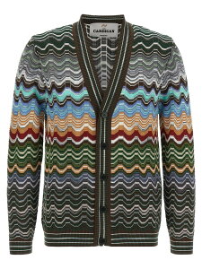 �~�b�\�[�j MISSONI �Z�[�^�[ �j�b�g�E�F�A �����Y �}���`�J���[ Knitwear Greek pattern cardigan US26SM02BK01G8SM9YT Multicolor �֐� �������� 2026SS ju