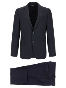 �[�j�A ZEGNA �t�H�[�}�� �X�[�c �����Y �u���[ Formal Outfits Mohair wool dress 317700A3281CGA412 Blue �֐� �������� 2026SS ju