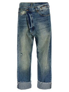 �A�[�� �T�[�e�B�[�� R13 �f�j�� ���f�B�[�X �u���[ Jeans 'Cross Over' Jeans R13W2048735JASPER Blue �֐� �������� 2026SS ju