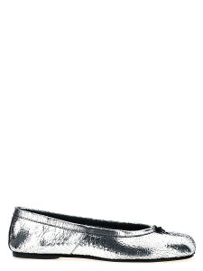 ���]�� �}���W�F�� MAISON MARGIELA �t���b�g�V���[�Y �t���b�g�V���[�Y ���f�B�[�X �V���o�[ Flat Shoes 'Tabi Broken Mirror' ballet flats S58WZ0130P5016T9002 Silver �֐� �������� 2026SS ju