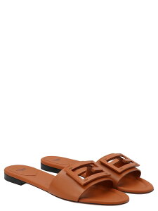 �t�F���f�B FENDI �T���_�� ���f�B�[�X �u���E�� Sandals Slide 'Baguette' 8R8136AE7TF1C4R Brown �֐� �������� 2026SS ju