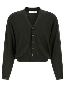 �����[�� LEMAIRE �Z�[�^�[ �j�b�g�E�F�A �����Y �u���b�N Knitwear 'Twisted' cardigan PO0023LK087BK999 Black �֐� �������� 2026SS ju