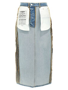 ���F�g���� VETEMENTS �X�J�[�g ���f�B�[�X �u���[ Skirts 'Inside-Out' skirt WA65SK870NLIGHTBLUE Light Blue �֐� �������� 2024AW ju