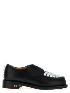 �}�b�n&�}�b�n MACH & MACH ���[�X�A�b�v�V���[�Y �h���X�V���[�Y ���f�B�[�X �z���C�g Lace-up shoes 'Sirene' lace up shoes PF24S076530CLFB02 White/Black �֐� �������� 2024AW ju