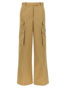 ���F���T�[�` VERSACE �Y�{�� �p���c ���f�B�[�X �x�[�W�� Trousers Cargo pants 10136401A017181KD40 Beige �֐� �������� 2024SS ju
