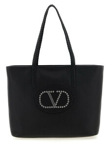 ���@�����e�B�m �K�����@�[�j VALENTINO GARAVANI �g�[�g�o�b�O ���f�B�[�X �u���b�N Tote bags Valentino Garavani 'Nellcote' shopping bag W2B0R75BTB0NO Black �֐� �������� 2025AW ju