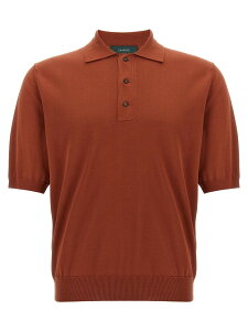 �U�m�[�l ZANONE �|���V���c �����Y ���b�h Polo shirts Cotton polo shirt 810162ZY318Z5542 Red �֐� �������� 2025SS ju