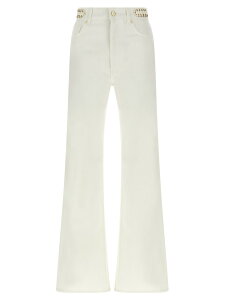 �p�R ���o���k PACO RABANNE �f�j�� ���f�B�[�X �z���C�g Jeans '1969' jeans 24FCPA245CO0526P170 White �֐� �������� 2025SS ju