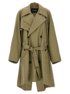 �o�����V�A�K BALENCIAGA �g�����`�R�[�g �R�[�g ���f�B�[�X �x�[�W�� Coats and trench coats 'Draped Neck' trench coat 839117TSP139772 Beige �֐� �������� 2025AW ju