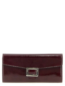 ���W�F ���B���B�G ROGER VIVIER �J�[�h�z���_�[ ���z ���f�B�[�X ���b�h Wallets and Card Holders 'Belle Vivier' wallet on chain RAWAWSB4400UKP1N29 Bordeaux �֐� �������� 2025AW ju