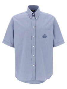 �t�F���f�B FENDI �V���c �����Y �u���[ Shirts 'Fendi Crest' shirt FS1312AU70F1QBO Light Blue �֐� �������� 2025SS ju