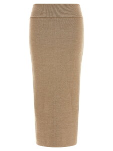 �W���b�N���X JACQUEMUS �X�J�[�g ���f�B�[�X �x�[�W�� Skirts 'La Jupe Maille Doppio' skirt 25HSKW00633AK00185015 Beige �֐� �������� 2025AW ju