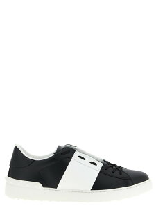 ���@�����e�B�m �K�����@�[�j VALENTINO GARAVANI �X�j�[�J�[ �����Y �z���C�g Sneakers Valentino Garavani 'Open' sneakers Y2S0830BLU0NI White/Black �֐� �������� 2026SS ju