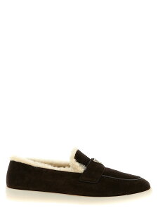 �v���_ PRADA ���[�t�@�[ �����Y �u���E�� Loafers Suede loafers 2DG124FA0013LRFF0003 Brown �֐� �������� 2025AW ju