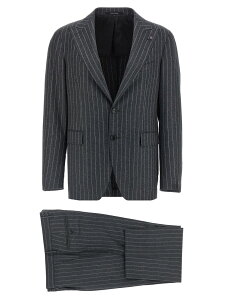 �^���A�g�[�� TAGLIATORE �t�H�[�}�� �X�[�c �����Y �O���[ Formal Outfits Pinstriped dress 2SVS26B11070038S3115 Gray �֐� �������� 2025AW ju