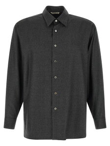�I�[�����[ AURALEE �V���c �����Y �O���[ Shirts Ultra-fine velvet wool shirt A25AS01OSTOPCHARCOAL Gray �֐� �������� 2025AW ju