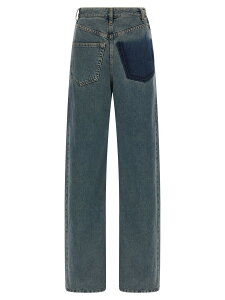 �G���G��6 ���]�� �}���W�F�� MM6 MAISON MARGIELA �f�j�� ���f�B�[�X �u���[ Jeans 'Back-To-Back' jeans S52LA0257S30844963 Blue �֐� �������� 2026SS ju