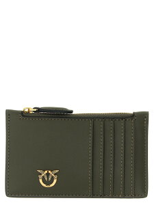 �s���R PINKO �J�[�h�z���_�[ ���z ���f�B�[�X �O���[�� Wallets and Card Holders 'Airone' card holder 100251A0F1K35Q Green �֐� �������� 2026SS ju