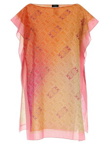 �s���R PINKO ���� �X�C���E�F�A ���f�B�[�X �}���`�J���[ Swimwear 'Polka' kaftan 106691A39HNA0 Multicolor �֐� �������� 2026SS ju