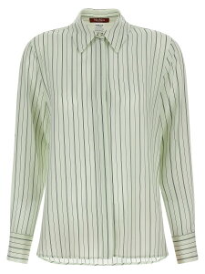 �}�b�N�X�}�[�� �X�e���f�B�I MAX MARA STUDIO �V���c ���f�B�[�X �O���[�� Shirts 'Mstflirt' shirt 2616111011600002 Green �֐� �������� 2026SS ju