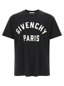 �W�o���V�B GIVENCHY T�V���c �����Y �z���C�g T-shirts 'GIVENCHY Paris' T-shirt BM71NK3YRS004 White/Black �֐� �������� 2026SS ju