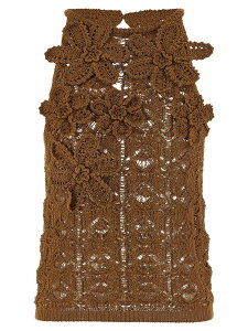 �s���R PINKO T�V���c �g�b�v�X ���f�B�[�X �u���E�� T-shirts and tops 'Nymphaea' top 106863A3B8L25 Brown �֐� �������� 2026SS ju
