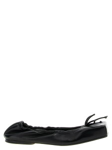 �W���b�N���X JACQUEMUS �t���b�g�V���[�Y �t���b�g�V���[�Y ���f�B�[�X �u���b�N Flat Shoes 'Les Ballerines Ballet' flat shoes 24H243FO1573073990 Black �֐� �������� 2024AW ju