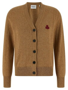 �}���� �G�g���[�� MARANT ETOILE �Z�[�^�[ �j�b�g�E�F�A ���f�B�[�X �x�[�W�� Knitwear 'Karina' cardigan CA0104FAC1L17ECMGA Beige �֐� �������� 2026SS ju