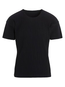 HOMME PLISSE' ISSEY MIYAKE T�V���c �����Y �u���[ T-shirts Pleated T-shirt HP38JK42075 Blue �֐� �������� 2023AW ju