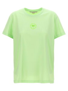 �X�e�� �}�b�J�[�g�j�[ STELLA MCCARTNEY �|���V���c T�V���c ���f�B�[�X �O���[�� T-shirts and polo shirts 'Iconic Mini Heart' T-shirt 6J02733SPY533442 Green �֐� �������� 2024SS ju