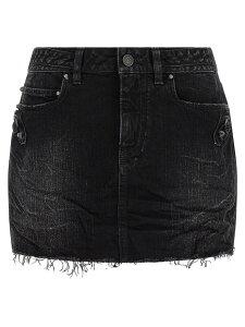 �o�����V�A�K BALENCIAGA �X�J�[�g ���f�B�[�X �u���b�N Skirts 'City' skirt 852324TTW671037 Black �֐� �������� 2025AW ju