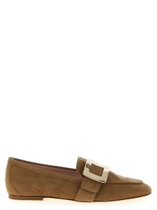 ���W�F ���B���B�G ROGER VIVIER ���[�t�@�[ ���f�B�[�X �x�[�W�� Loafers Suede loafers RVW63442470HR0S812 Beige �֐� �������� 2025AW ju