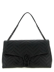 �O�b�` GUCCI �o�b�O ���f�B�[�X �u���b�N Business bags 'GG Marmont' Maxi Shoulder Bag 850653AAFS11000 Black �֐� �������� 2025AW ju