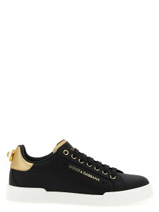 �h���`�F&�K�b�o�[�i DOLCE&GABBANA �X�j�[�J�[ ���f�B�[�X �u���b�N Sneakers 'Portofino' sneakers CK2329AN2988E831 Black �֐� �������� 2025AW ju