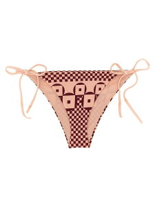 �t�F���f�B FENDI ���� �X�C���E�F�A ���f�B�[�X �s���N Swimwear Micro patchwork bikini briefs FXBA52AT8TF1MVQ Pink �֐� �������� 2025SS ju