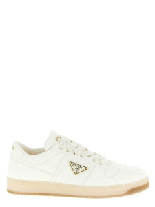 �v���_ PRADA �X�j�[�J�[ �����Y �x�[�W�� Sneakers Leather sneakers 2EE364FD001038F0304 Beige �֐� �������� 2026SS ju