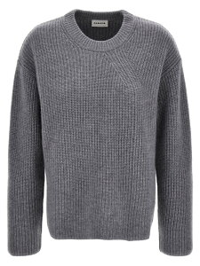 �p���V�� P.A.R.O.S.H. �Z�[�^�[ �j�b�g�E�F�A ���f�B�[�X �O���[ Knitwear Cashmere sweater D540757WANT018 Gray �֐� �������� 2023AW ju