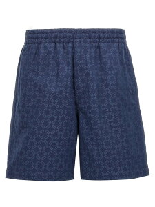 �W�o���V�B GIVENCHY �V���[�c �����Y �u���[ Shorts 'Monogram' bermuda shorts BM51J75YCC063 Blue �֐� �������� 2025SS ju