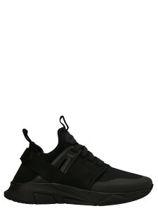 �g�� �t�H�[�h TOM FORD �X�j�[�J�[ �����Y �u���b�N Sneakers Logo techno sneakers J1100TOF001N3NN01 Black �֐� �������� 2025AW ju