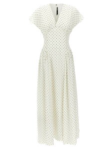 ���[�e�[�g ROTATE BIRGER CHRISTENSEN �����s�[�X �h���X ���f�B�[�X �z���C�g Dresses Polka dot maxi dress 114227857857 White/Black �֐� �������� 2025SS ju