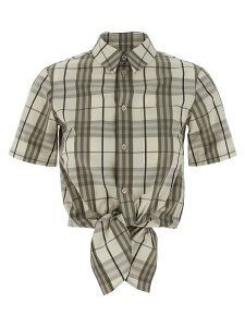 �o�[�o���[ BURBERRY �V���c ���f�B�[�X �}���`�J���[ Shirts Cropped shirt 8109229COTTONIPCHECK Multicolor �֐� �������� 2025SS ju